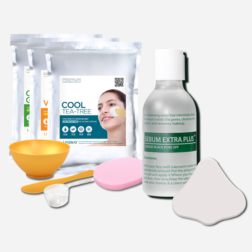 린제이 모델링팩 1kg+팩도구4종 10종택1+피지연화제+코팩시트20매