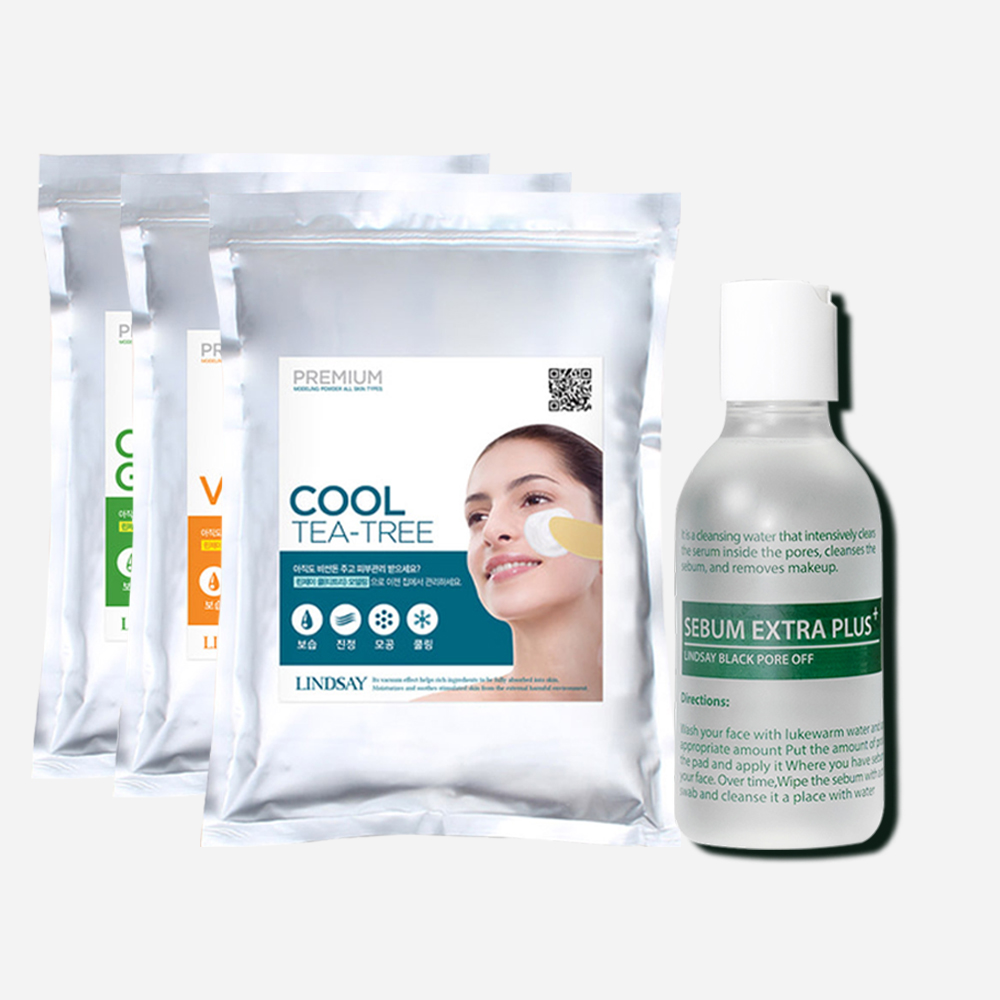린제이 모델링팩 1kg 10종 택1+린제이 피지연화제 150ml